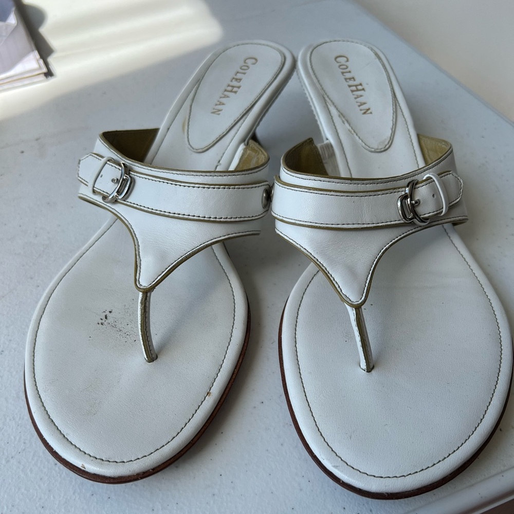 White thong heel size 8 1/2